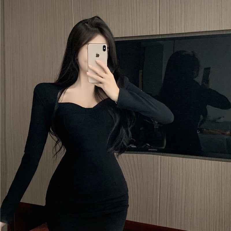 High-end Red New Year Bodycon Skirt