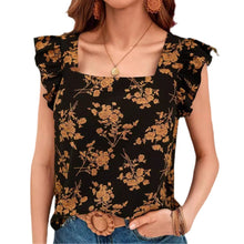New European And American-style Printed Ruffled Short-sleeve Shirt by Mirlaine Univers New European And American-style Printed Ruffled Short-sleeve Shirt Mirlaine Univers new-european-and-american-style-printed-ruffled-short-sleeve-shirt 0 New European And American-style Printed Ruffled Short-sleeve Shirt Mirlaine Univers New European And American-style Printed Ruffled Short-sleeve Shirt