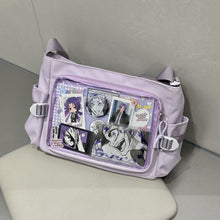 Everyday Versatile Transparent Single-shoulder Canvas Bag by Mirlaine Univers