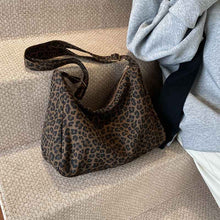 Large Capacity Leopard-Print Shoulder Crossbody Bag