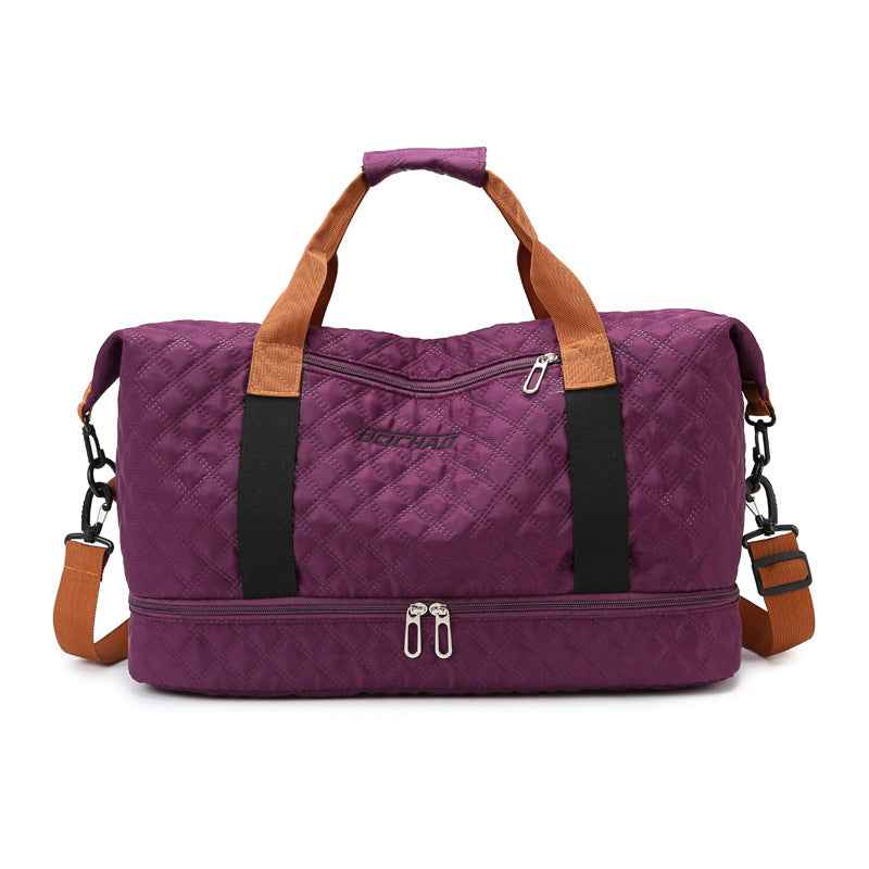 High-Capacity Sports Fitness Carry-On Duffel Bag For Short Trips