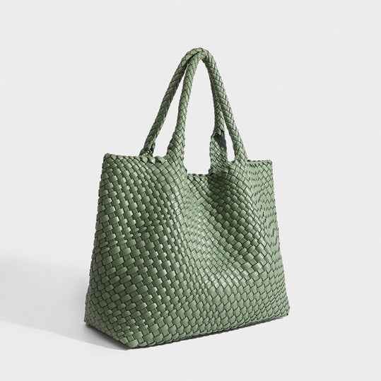 High-end Handwoven High-capacity Stylish Underarm Shoulder Bag