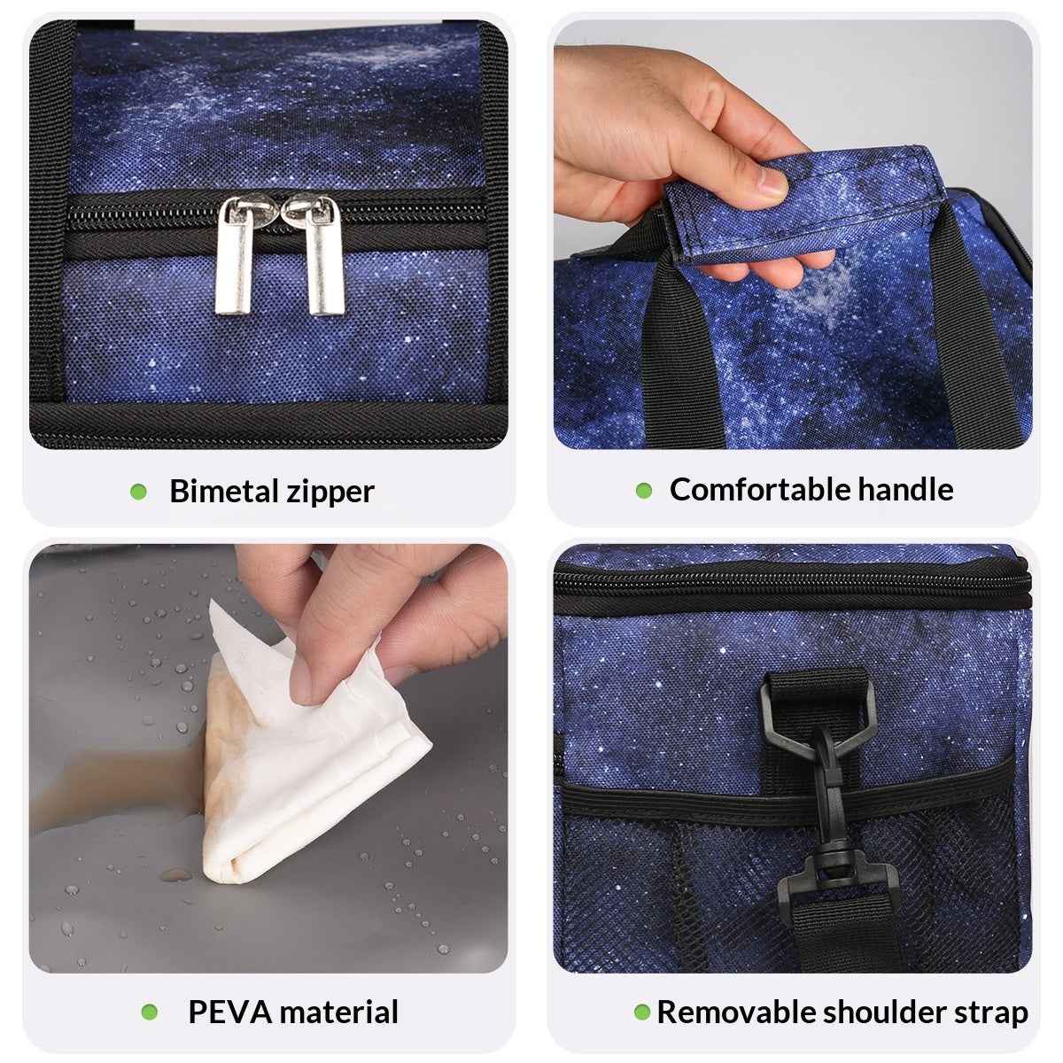 Portable Outdoor Insulated Tote Bag Foldable Made From Thickened Oxford Fabric With Leak Proof Insulation