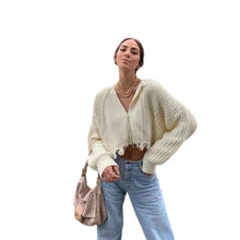 European And American Hooded Tassel Zipper Sweaters Coat