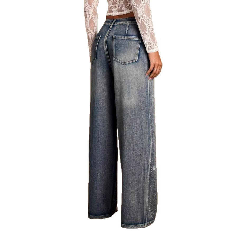 Cross-border Amazon Temu Independent Site Womens Stretch Jeans by Mirlaine Univers
