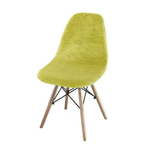 Velvet Solid Color Shell Eames Chair Cover