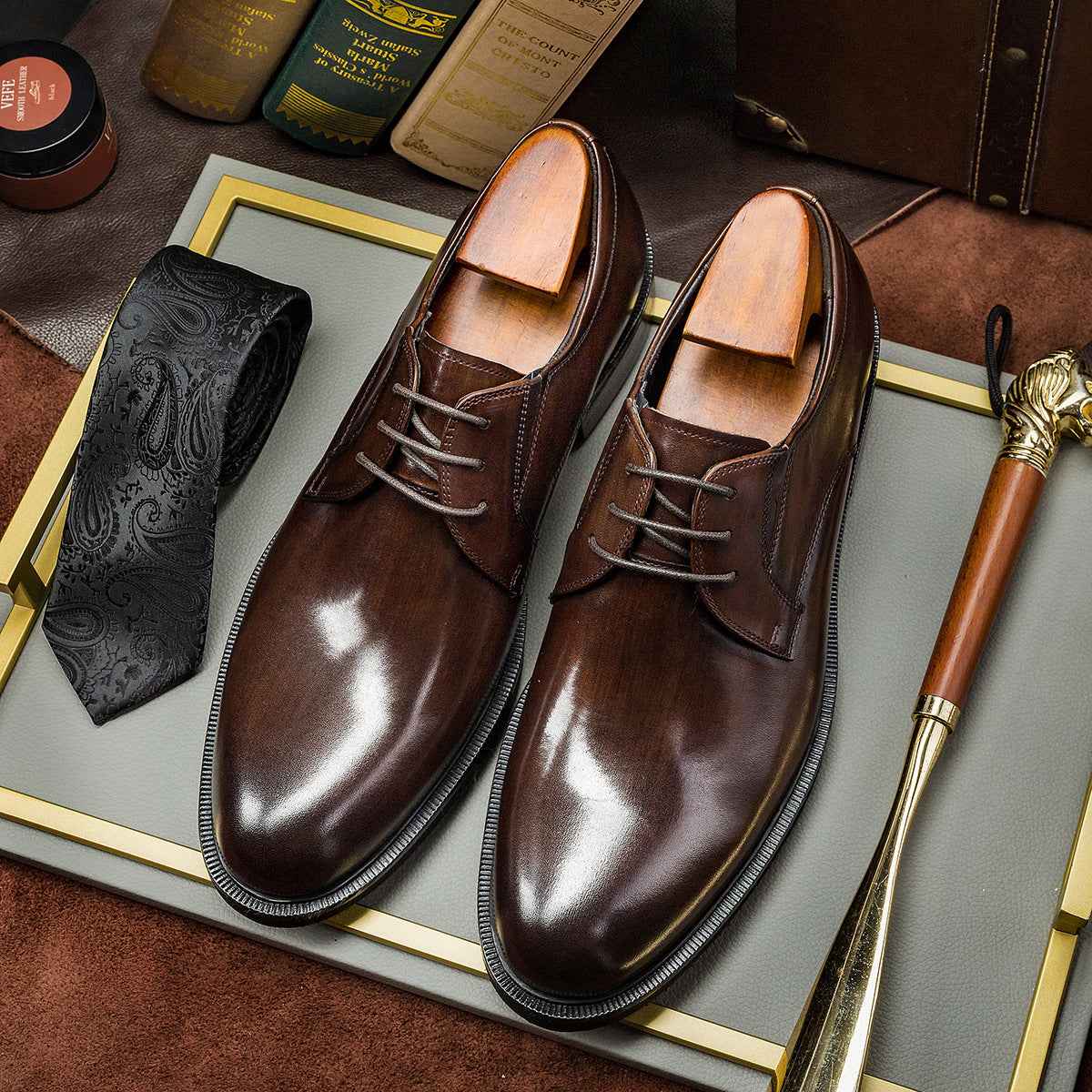 New Korean-style Mens Business Dress Leather Shoes