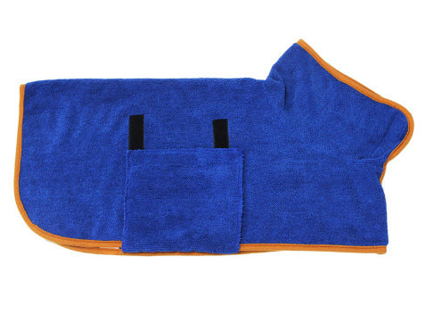 Absorbent Pet Bathrobe With Waist-wrapped Microfiber by Mirlaine Univers