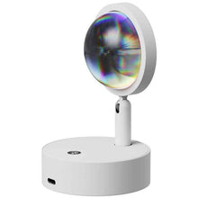 Rechargeable Sunset Red Wall Lamp Bedroom Bedside Installation-free Sunset Lamp