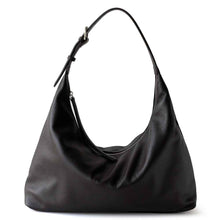 Versatile Leather Commuter Tote Shoulder Bag
