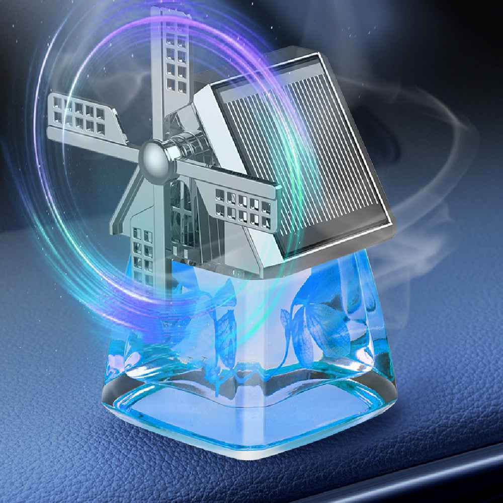 Fragrance Long-lasting Light Perfume Solar Windmill Ornaments