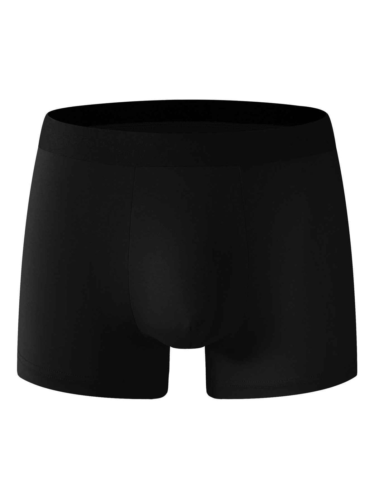 Mens Solid-color Boxer Briefs For Sports