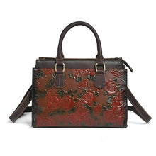 New Womens Shoulder Bag In Top-Grain Cowhide With A Versatile Embossed Pattern by Mirlaine Univers