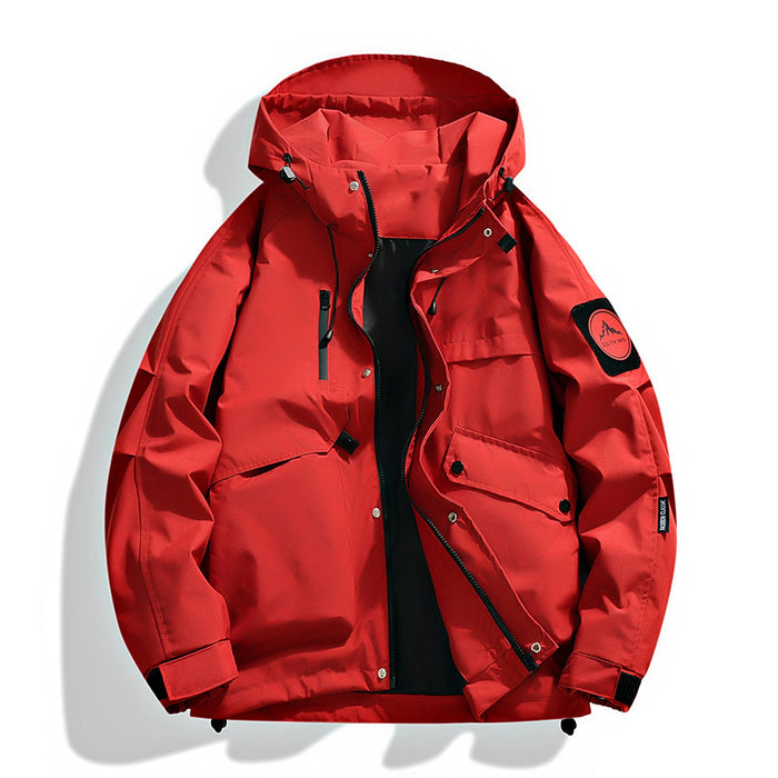Mens Hooded Jacket Stylish Casual Outerwear For Teens