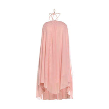 Womens Holiday Halterneck Lace-Up Backless Short Dress