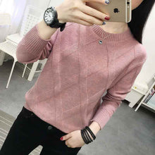 Autumn And Winter Sweaters Women's Pullover Bottoming Shirt Loose Bottoming Top Knitwear