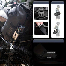 Adjustable-strap Textile Saddle Bag