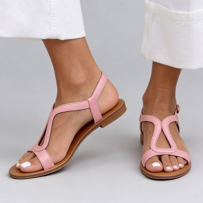 Casual Flat Large-size Open-toe Strap Beach Sandals