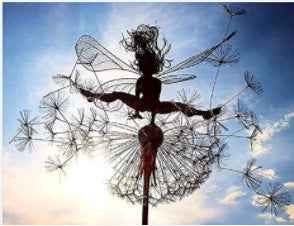 Flower Fairy Elves Dance With Dandelions