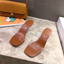 One word stiletto high heel women sandals