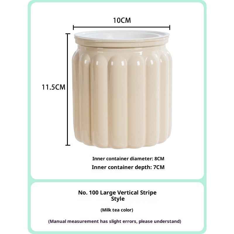 Self-absorbent Hydroponic Flowerpot Plastic Resin Transparent Small Green Plant Green Radish Succulent Phalaenopsis Pot