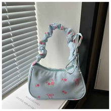 Fresh And Sweet Floral Underarm Bag For Women