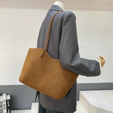 New Large-Capacity Minimalist Suede Bucket Bag