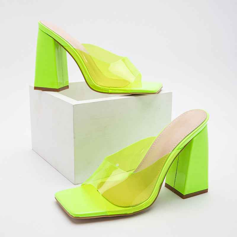 European And American Fashion Candy Color Sandals Women