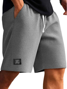 Waffle-Weave Cropped Pants Mens Mid-Years Pants