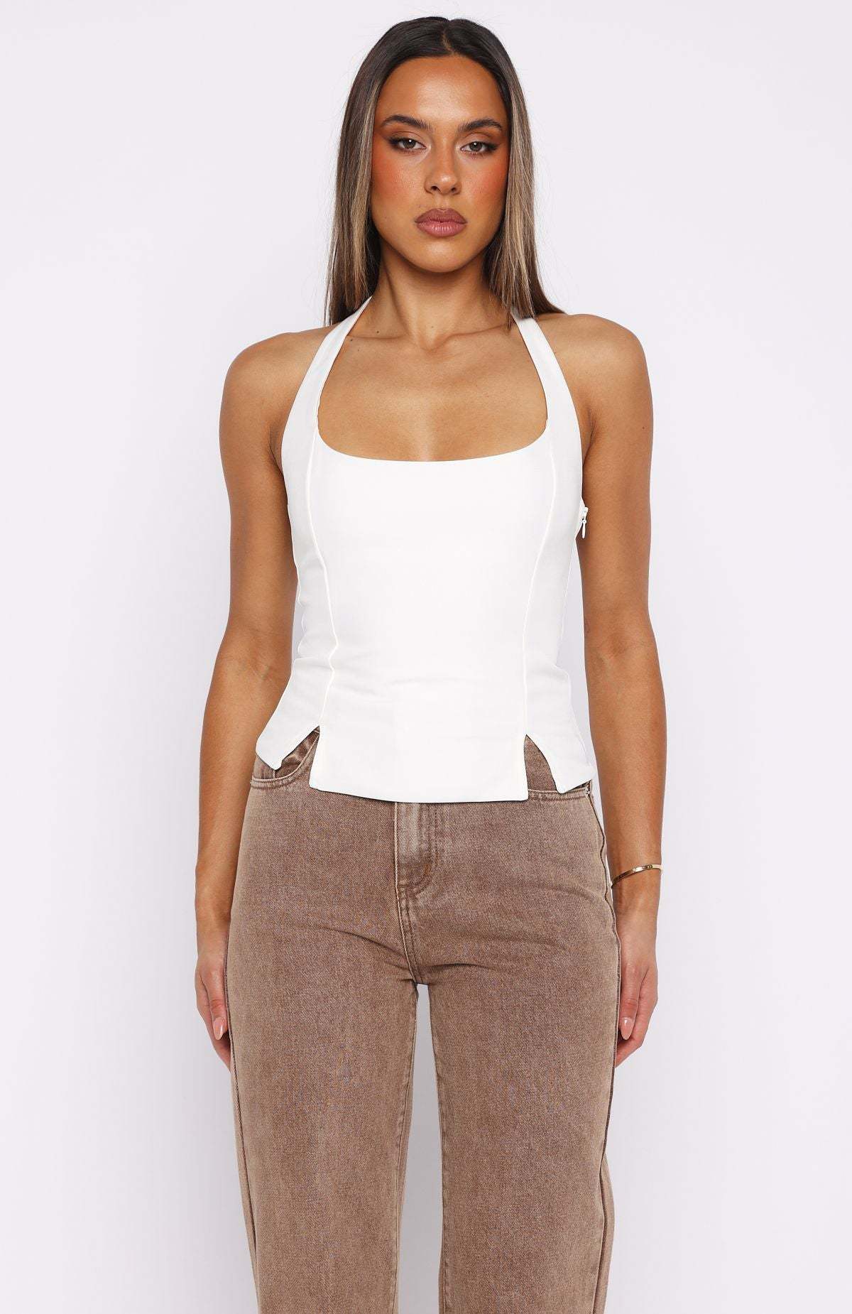 Solid-color Halter Women's Top by Mirlaine Univers Solid-color Halter Women's Top Mirlaine Univers solid-color-halter-womens-top 0 Solid-color Halter Women's Top Mirlaine Univers Solid-color Halter Women's Top