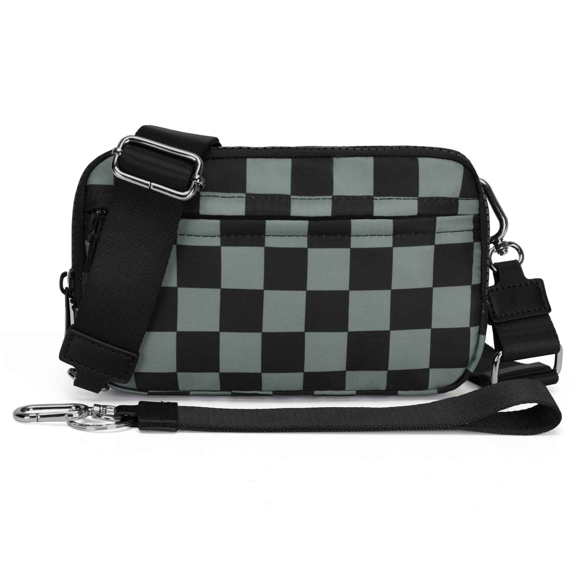 Double-layer Polyester Waterproof Outdoor Sports Running Crossbody Waist Bag
