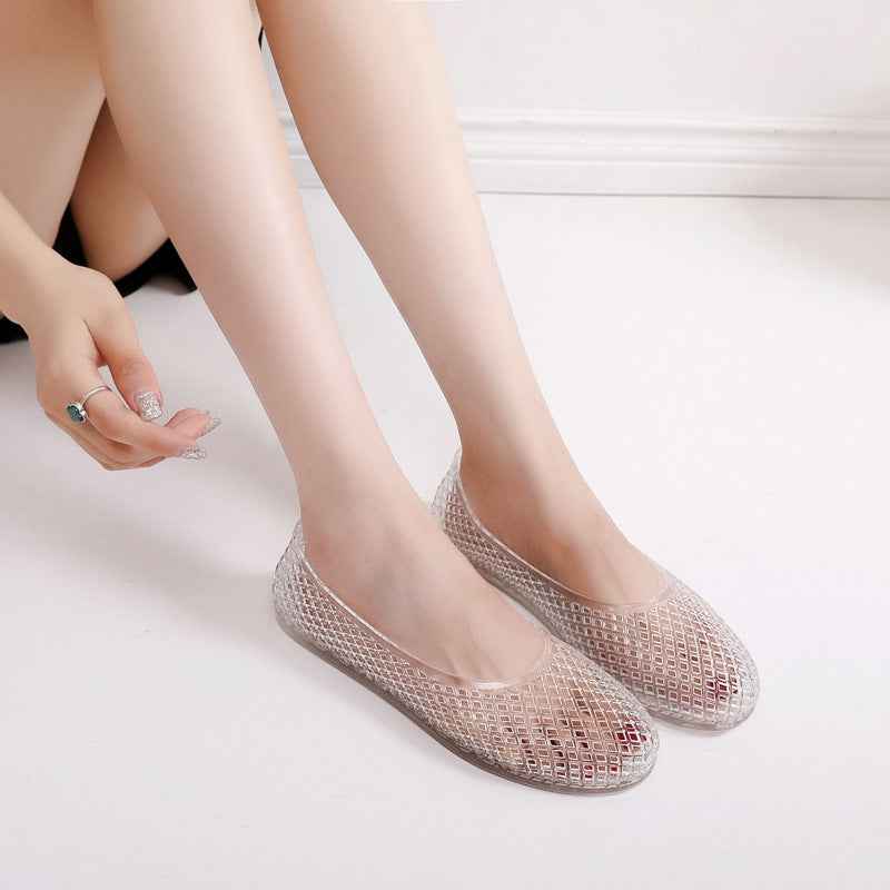 Breathable Flat Sandals For Women Spring And Summer Outer Wear Toe Box Shoes