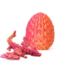 Print Dragon Ornaments Colorful Movable Crystal Creative Christmas Easter Eggs