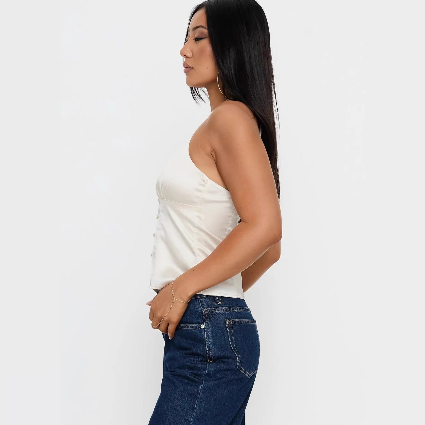 Solid-color Sexy Spaghetti-strap V-neck Halterneck Backless Cinched-waist Womens Outfit by Mirlaine Univers Solid-color Sexy Spaghetti-strap V-neck Halterneck Backless Cinched-waist Womens Outfit Mirlaine Univers solid-color-sexy-spaghetti-strap-v-neck-halterneck-backless-cinched-waist-womens-outfit 0 Solid-color Sexy Spaghetti-strap V-neck Halterneck Backless Cinched-waist Womens Outfit Mirlaine Univers Solid-color Sexy Spaghetti-strap V-neck Halterneck Backless Cinched-waist Womens Outfit