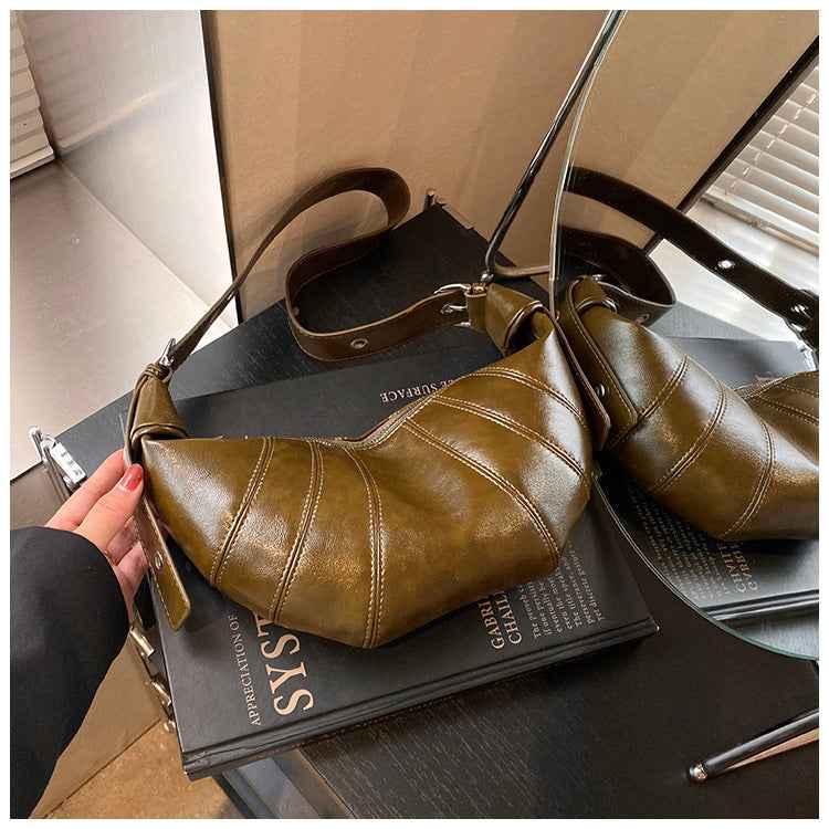 Dumpling Bag A Simple Stylish And Retro Crossbody Shoulder Bag For Women