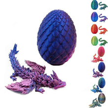 Print Dragon Ornaments Colorful Movable Crystal Creative Christmas Easter Eggs