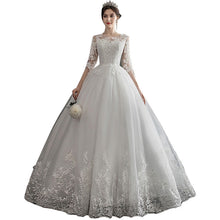 One-shoulder Dream Slim Sleeve Lace Bride by Mirlaine Univers