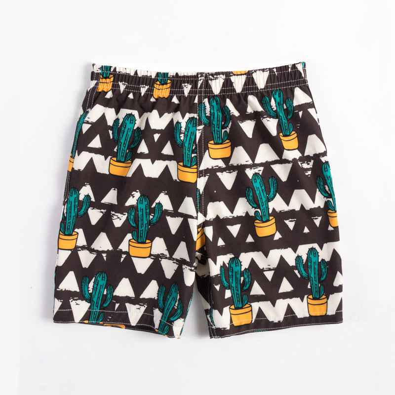 Children's beach shorts boxer swimming trunks