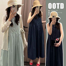 Womens Soft Knit Loose All-Match Comfortable Dress