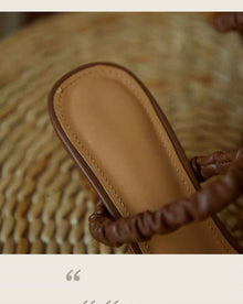 French Retro Toe  Sandals Women Summer With Skirt