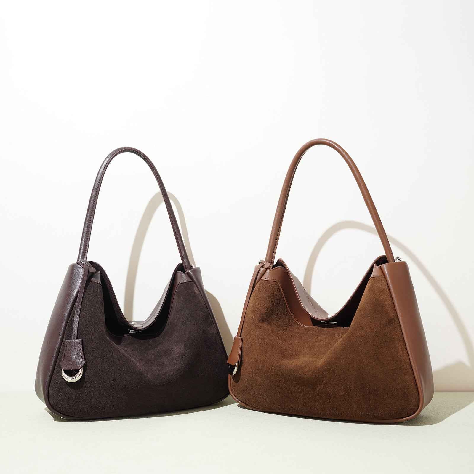 Versatile Genuine Leather Tote Bag Crafted From Matte Cowhide