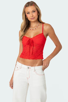 Women's Solid Color Lace Camisole by Mirlaine Univers Women's Solid Color Lace Camisole Mirlaine Univers womens-solid-color-lace-camisole 0 Women's Solid Color Lace Camisole Mirlaine Univers Women's Solid Color Lace Camisole