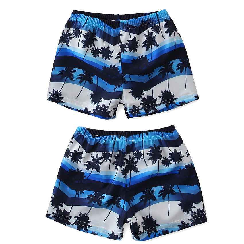 Summer children's beach swimming trunks