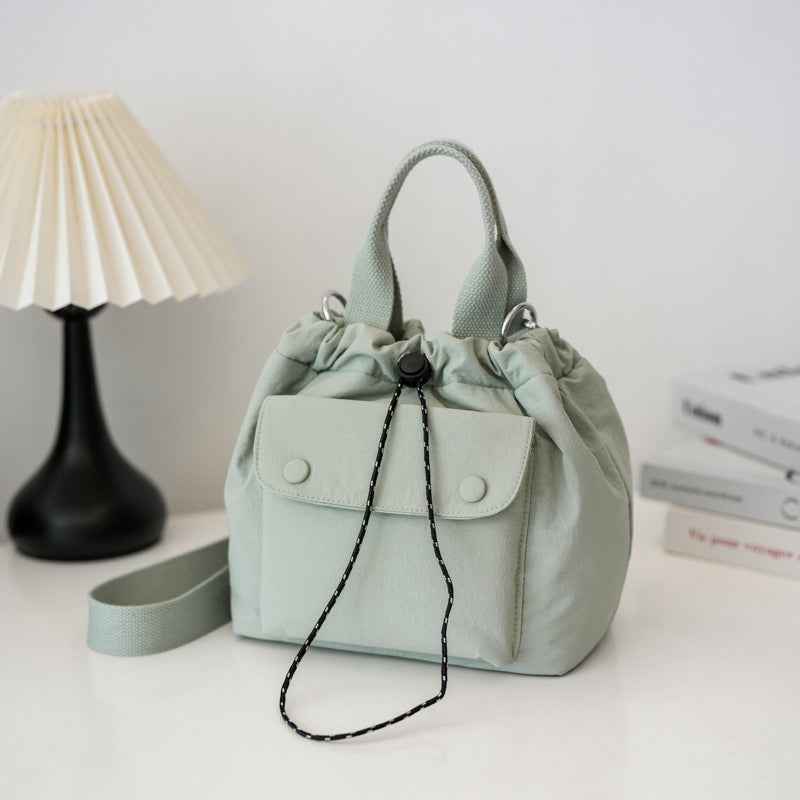 Womens Simple Versatile Lightweight Oxford Cloth Shoulder Bag