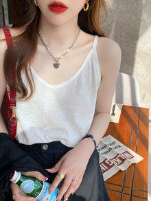 Strap Vest Women's Summer Outerwear White Base Layer by Mirlaine Univers Strap Vest Women's Summer Outerwear White Base Layer Mirlaine Univers strap-vest-womens-summer-outerwear-white-base-layer 0 Strap Vest Women's Summer Outerwear White Base Layer Mirlaine Univers Strap Vest Women's Summer Outerwear White Base Layer