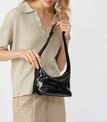 Full-grain Leather Lunch Black Genuine Leather Womens Crossbody Bag Handbag