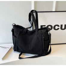 Corduroy Crossbody Bag For Commuting Large Capacity