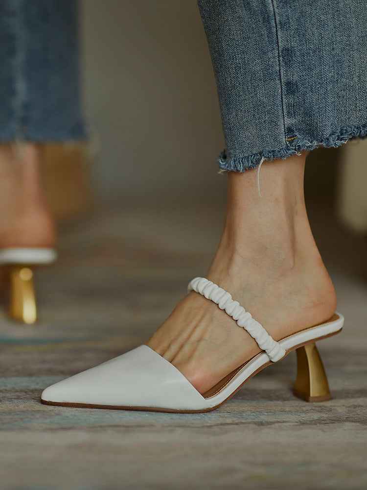 French Retro Toe  Sandals Women Summer With Skirt
