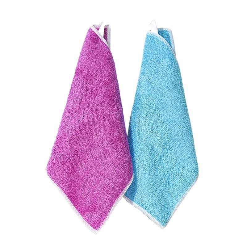 Bamboo Fiber Oil-free Absorbent Dishcloth