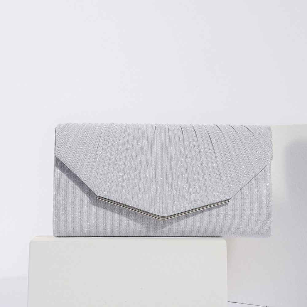 Vintage Womens Evening Clutch With Flap Pillow Bag Socialite Party Banquet Tote